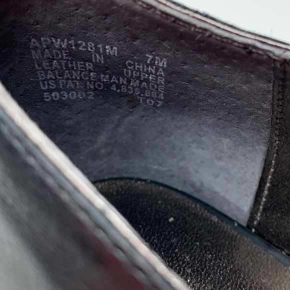 Rockport Black Leather Loafers with Buckle Sz 7M - Picture 7 of 7